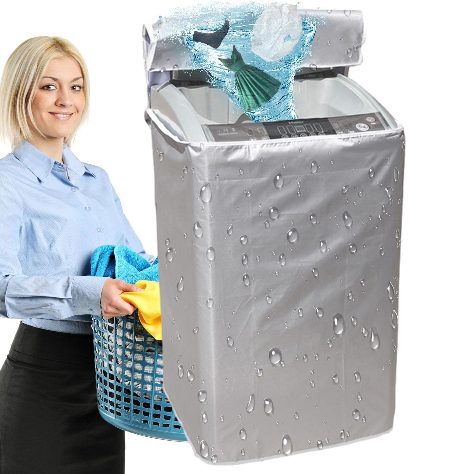 Amazon.co.jp: 洗濯機カバー タテ型洗濯機カバー 防水 防塵 防湿